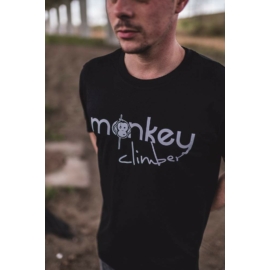 Monkey Climber Black Front Cover Shirt Póló
